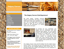Tablet Screenshot of calgarycarvers.com